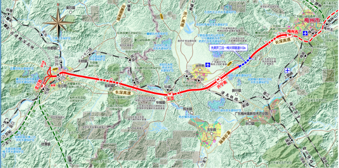 梅州から龍川高速鉄道が今日開通、梅州が広東港澳大湾区に溶け込み再加速